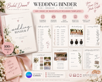 Wedding Day Binder Template | 100+ Editable Canva Pages